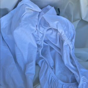 BabiesRUs Soft White Cotton Sheet